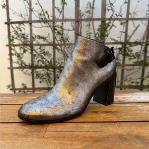 Ann Demeulemeester Leather Cutout Accent Boots